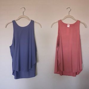 TWO FABLETIC TANK TOPS